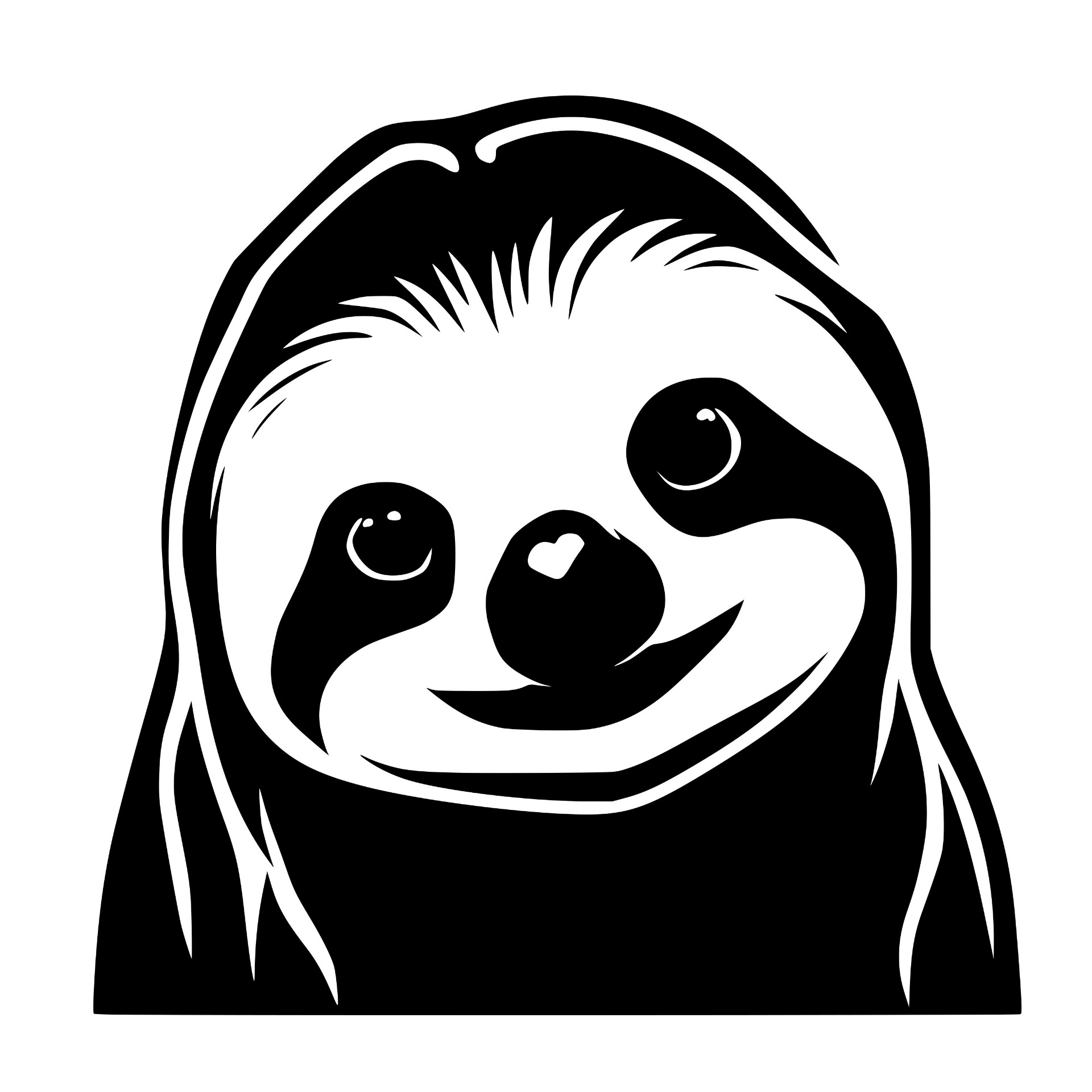 Sloth silhouette