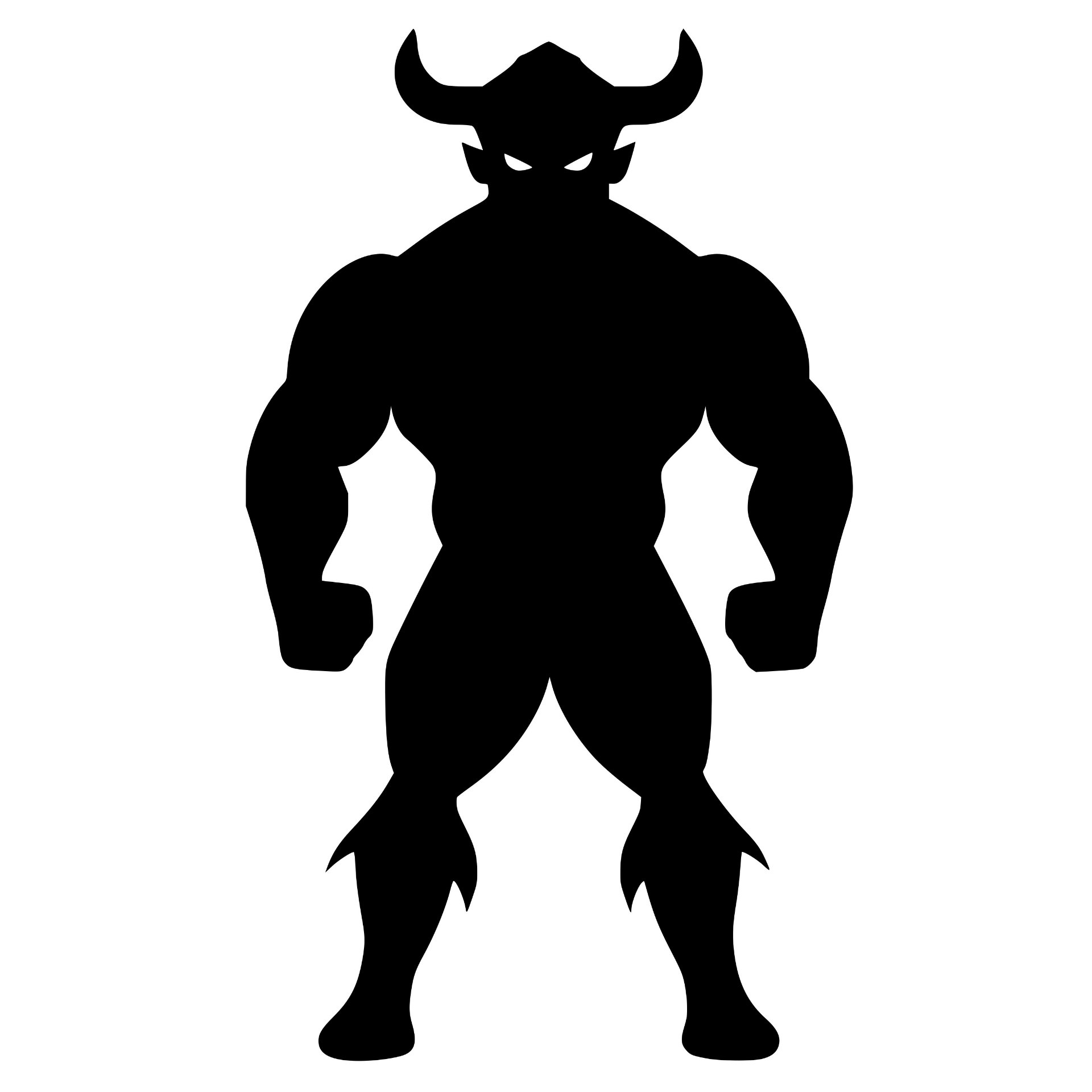 Minotaur silhouette