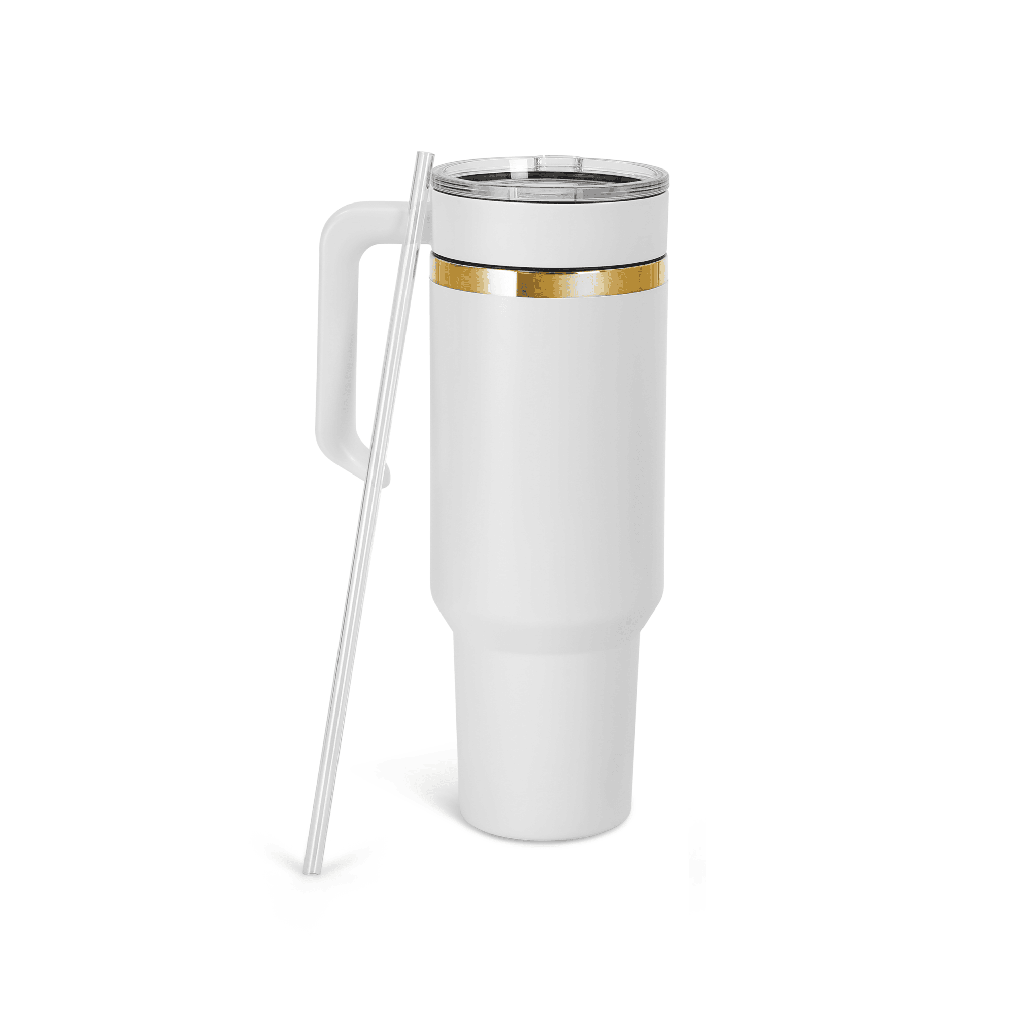 Gold 40oz Electroplated tumbler