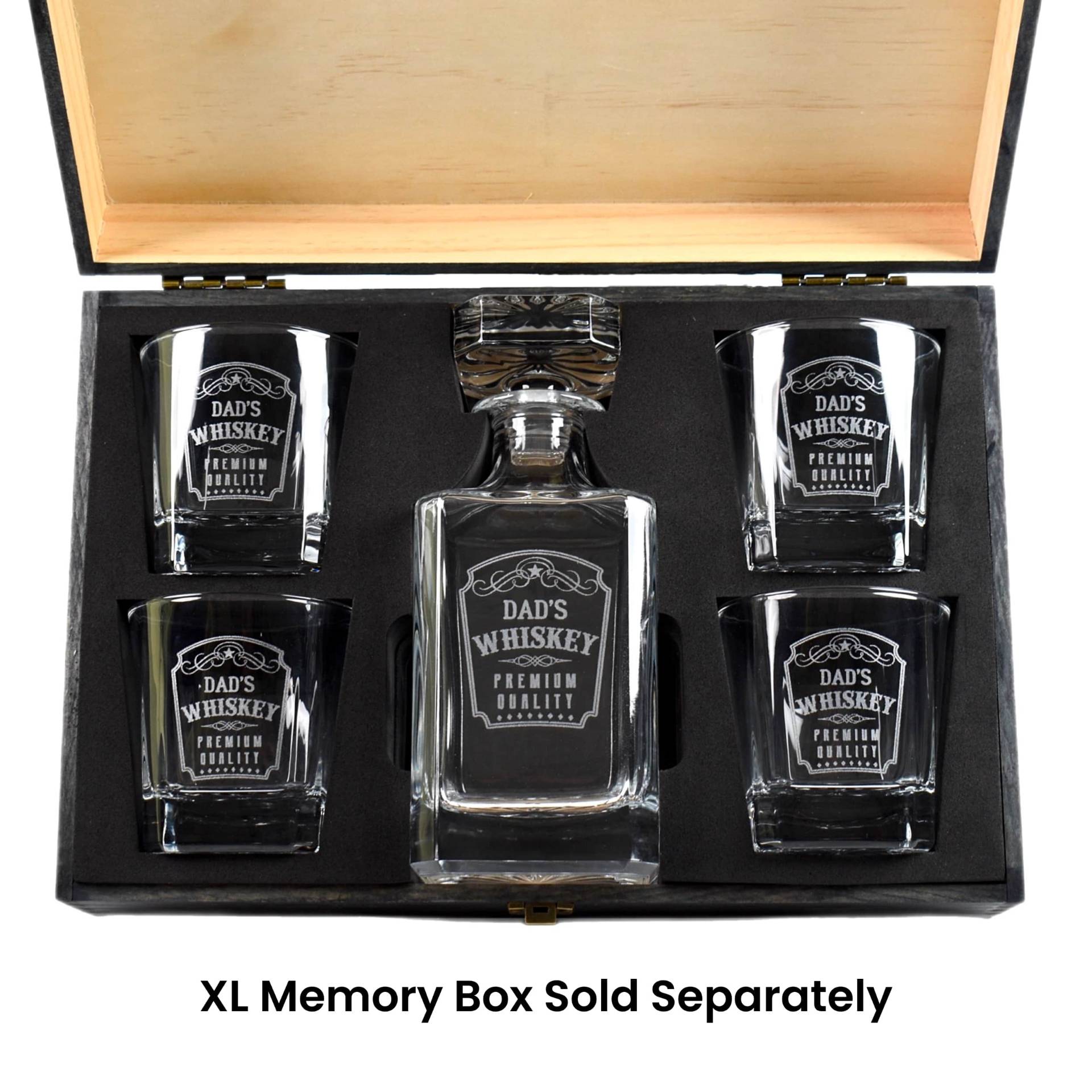 Whiskey Decanter Set 4