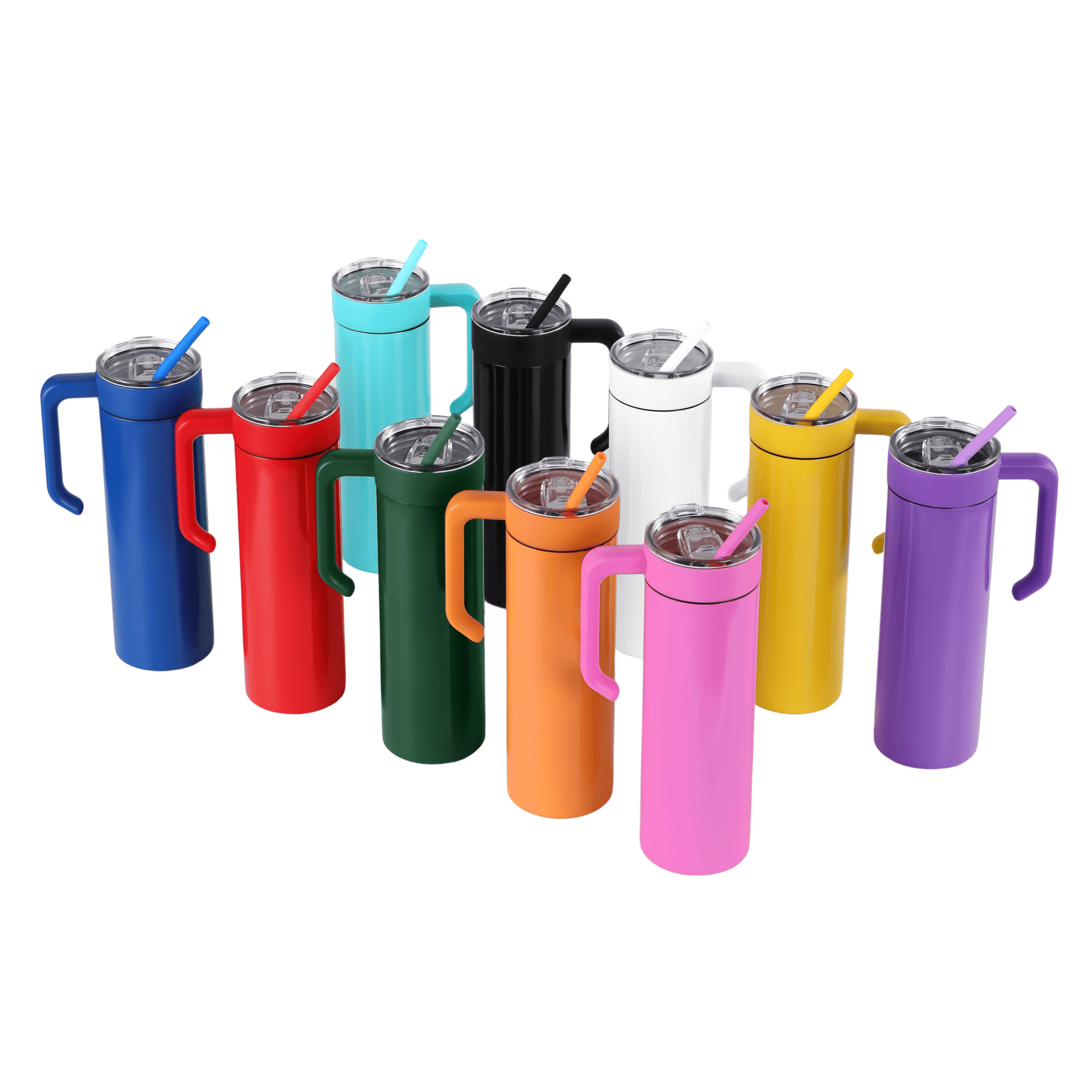 20oz Skinny Powder Coated