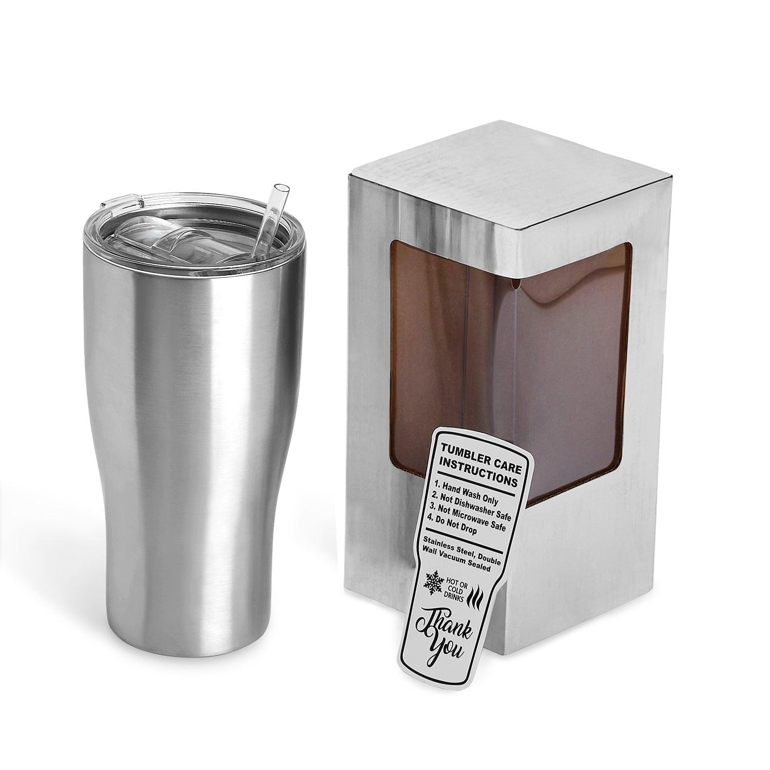30oz Curve Tumbler with gift box and care instructions