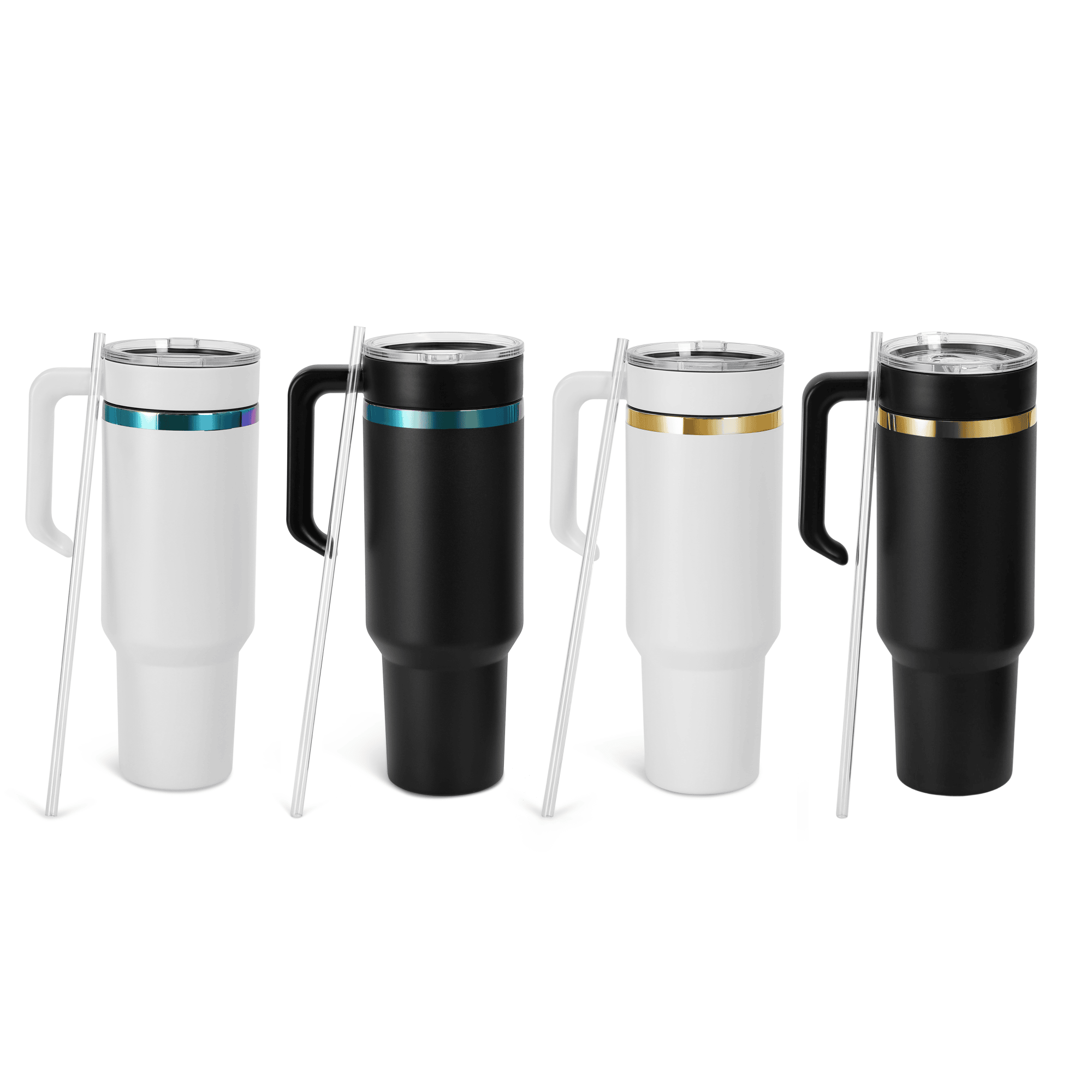40oz Electroplated tumblers group