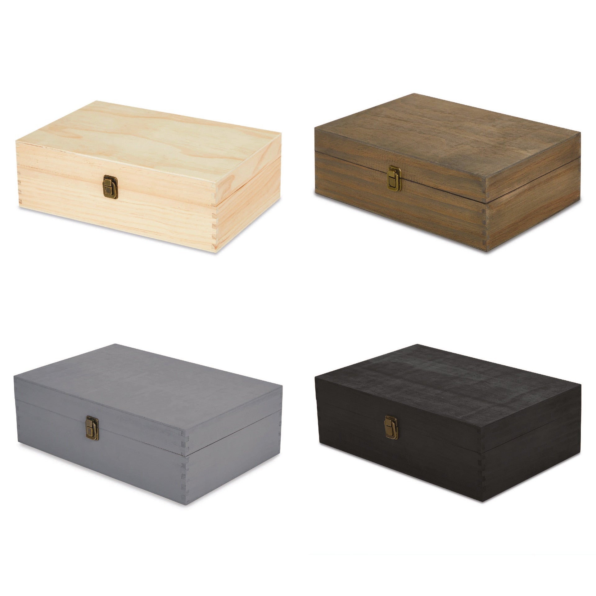 Wood Keepsake Boxes, XL