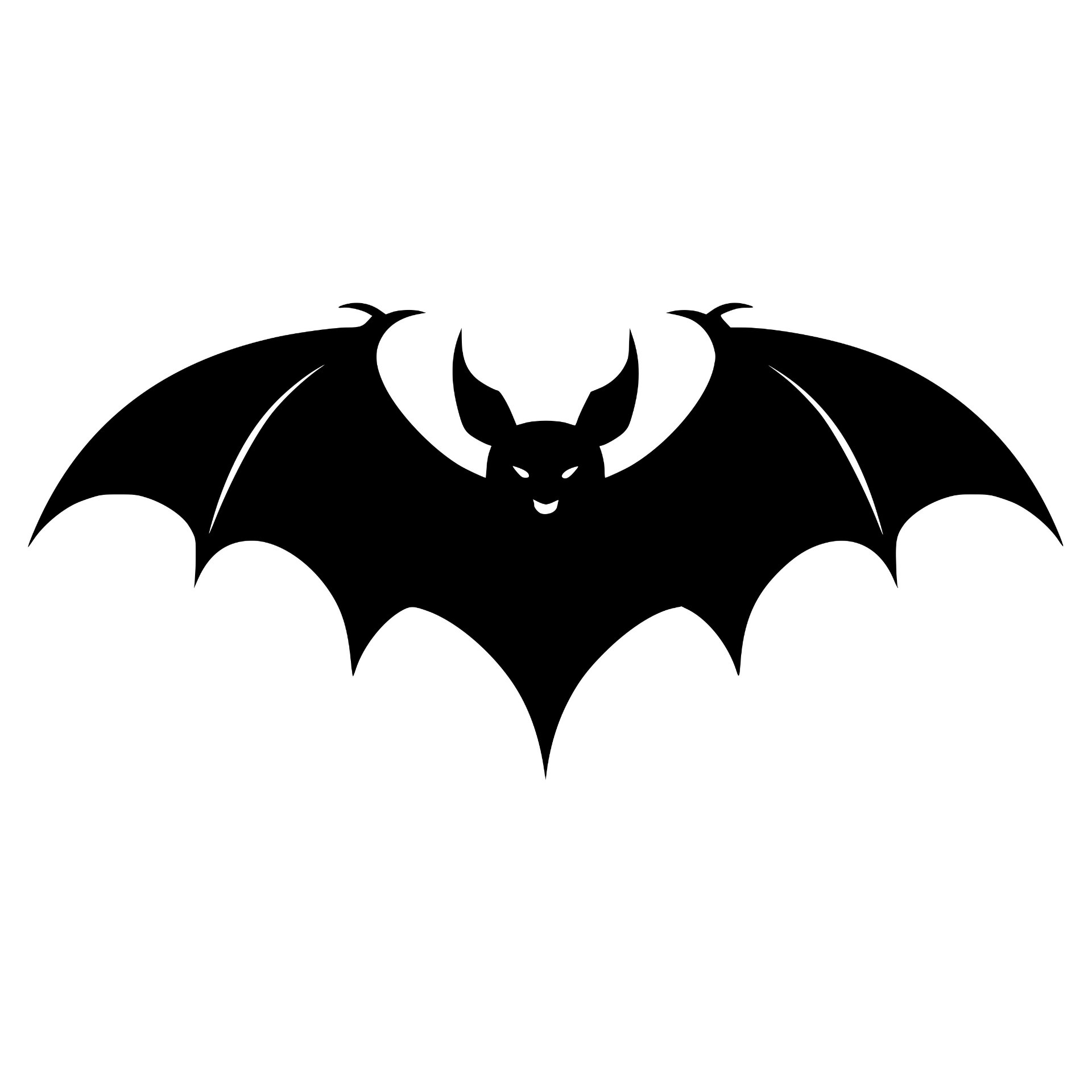 Halloween bat silhouette