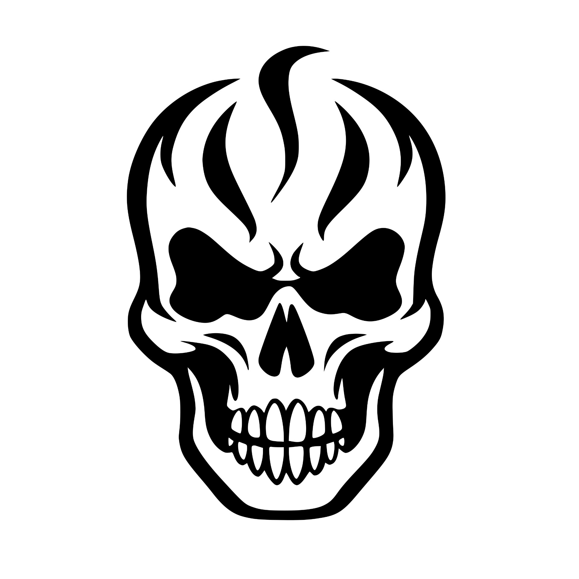 Skull silhouette