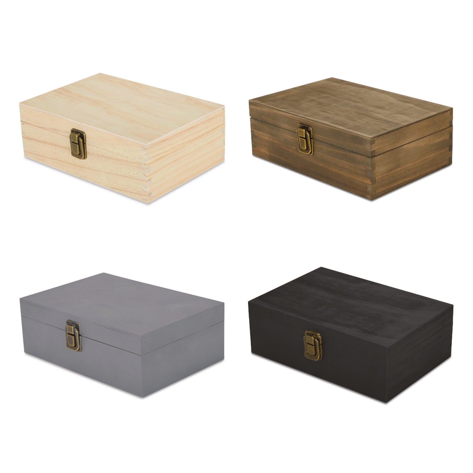 Wood memory box finishes lineup